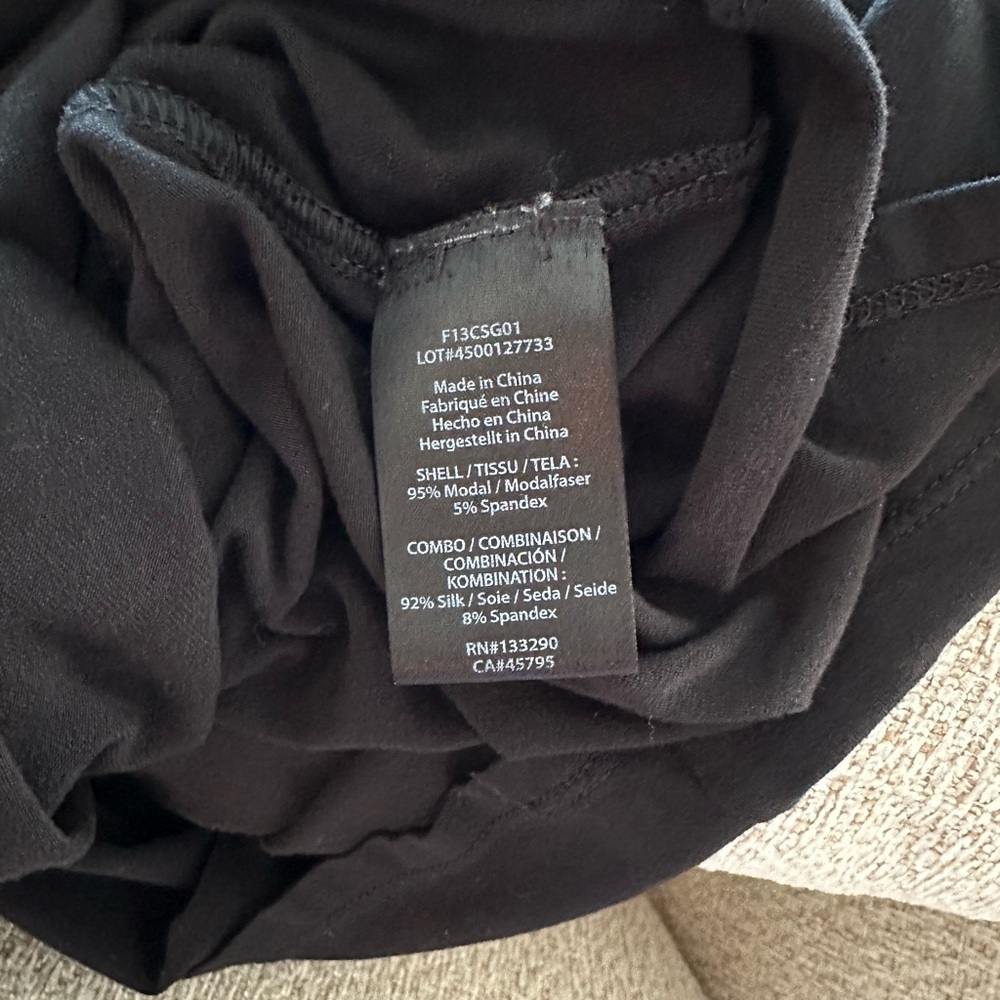 Rachel Zoe black silk and spandex maxi dress size L - Picture 6 of 7